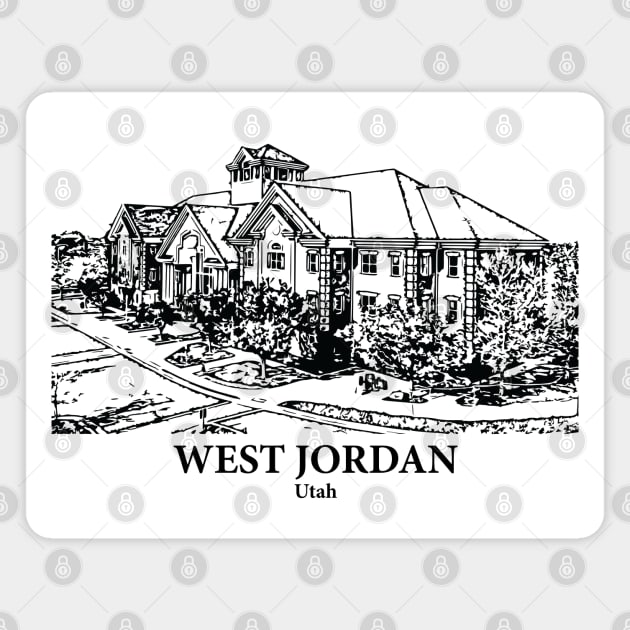 West Jordan - Utah Magnet by Lakeric